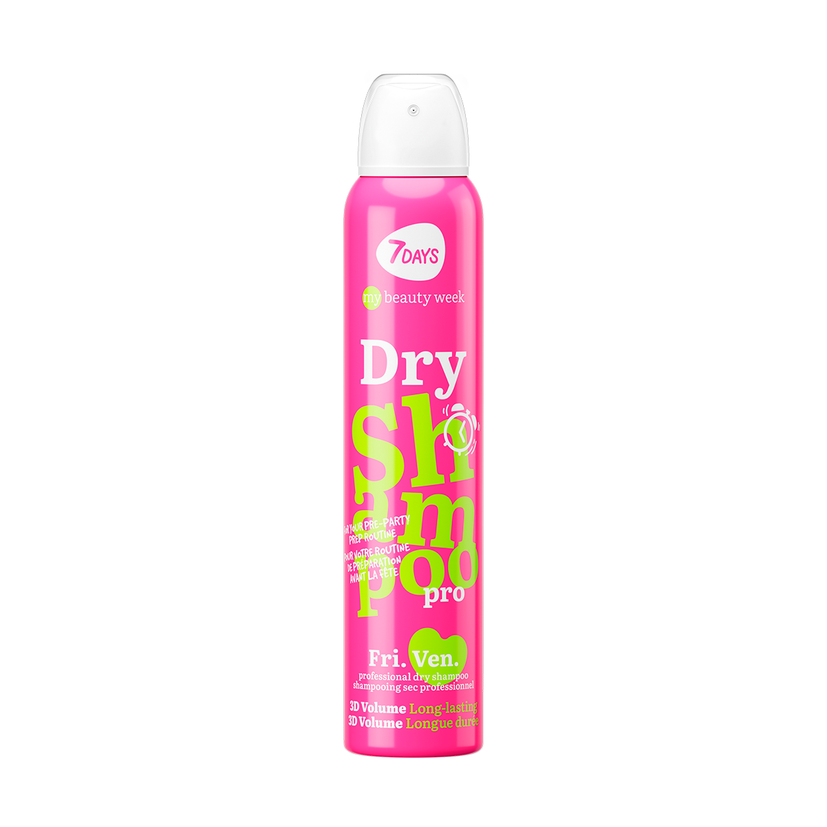 Shampoo En Seco 7Days Long Lasting 3D Volume 200ml