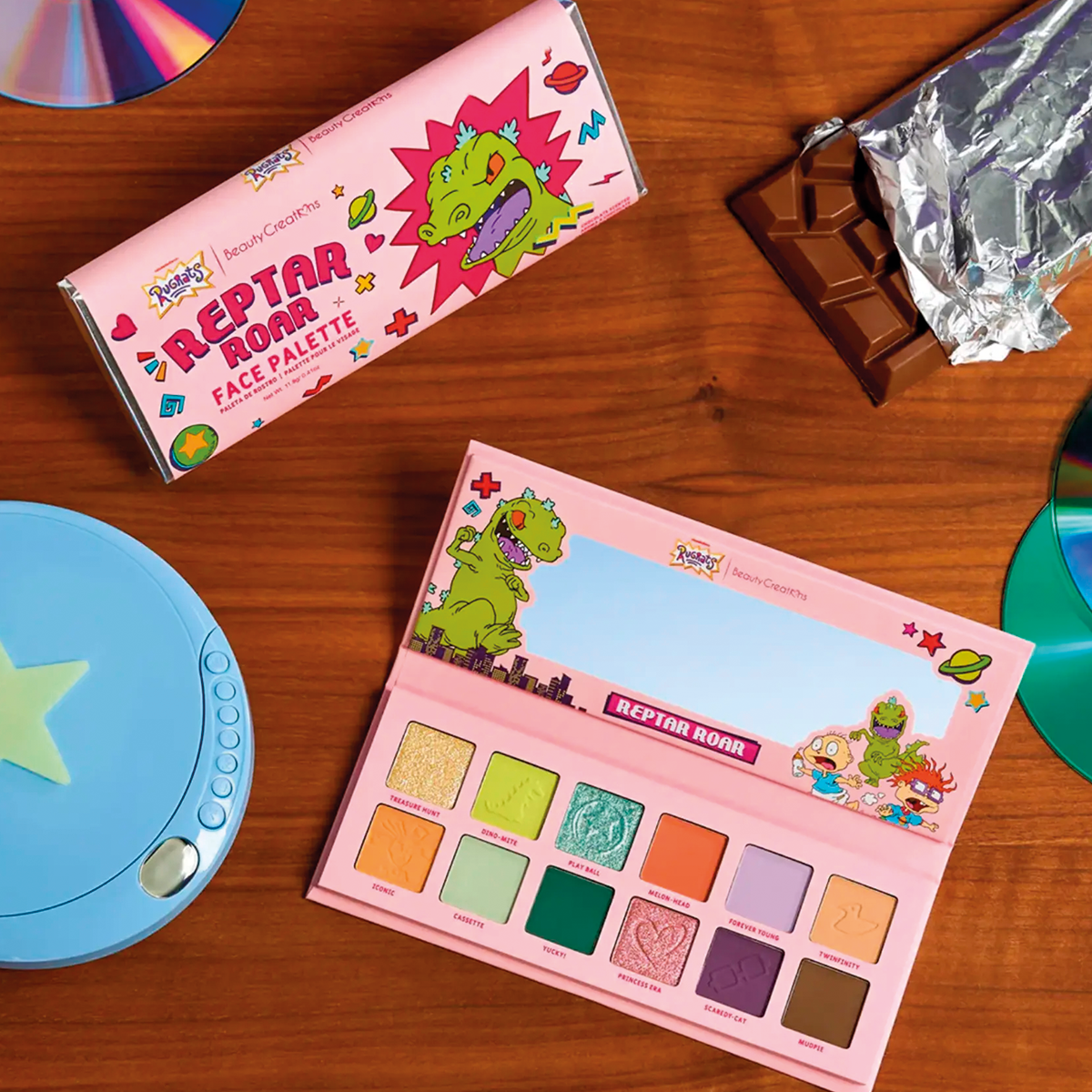 Paleta De Sombras Beauty Creations X Rugrats Reptar Roar