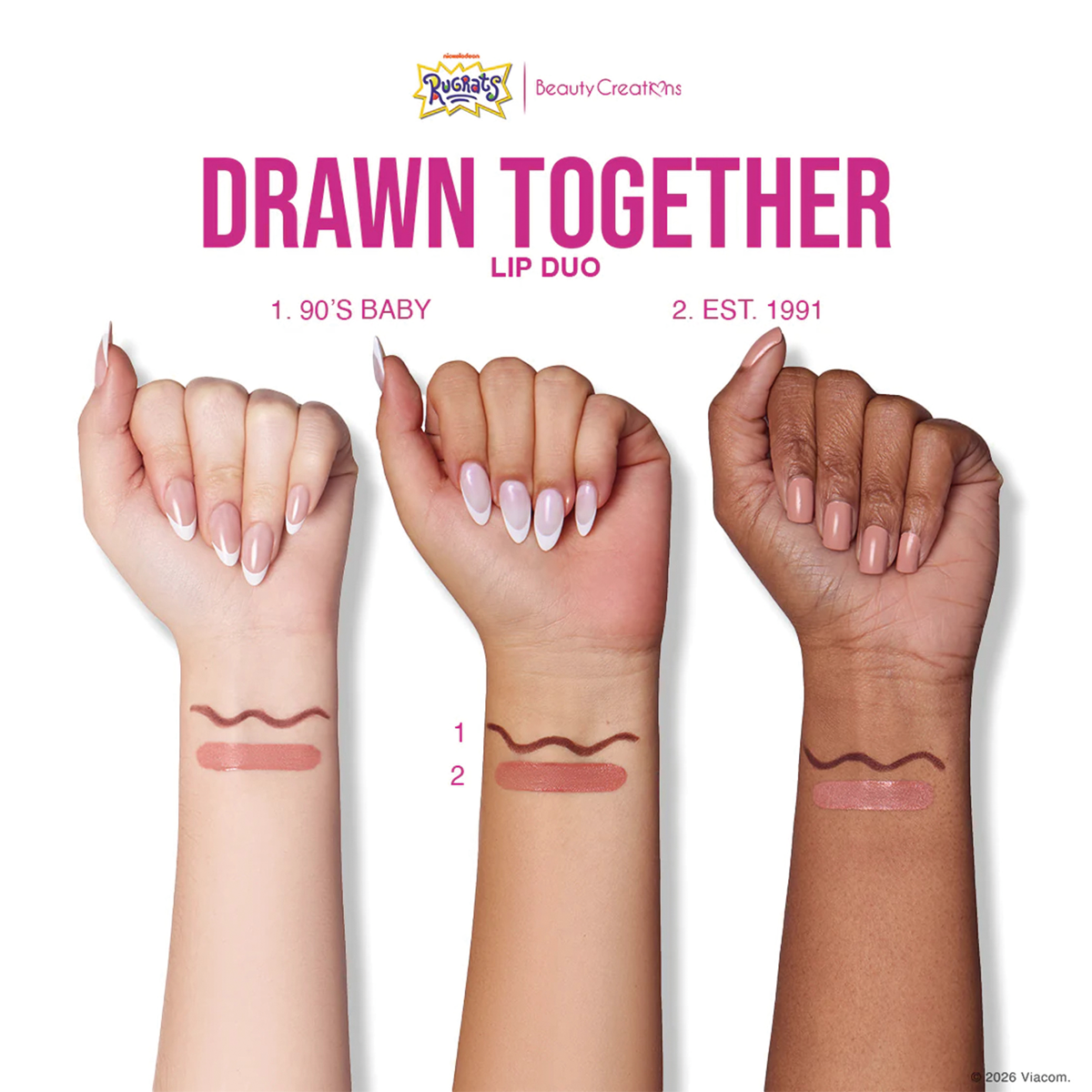Duo de Labios Beauty Creations X Rugrats Draw Together