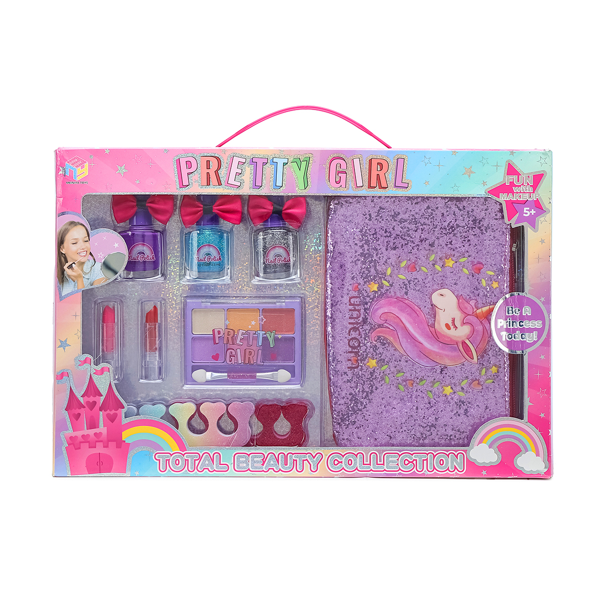Set De Navidad para Niñas Make Up and Bag Pretty Girl 2025