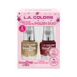 Set L.A. Colors Duo de Esmalte de Uñas Sparkly Time 2025