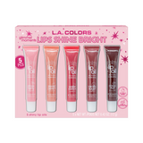 Set L.A. Colors Aceites de Labios Shine Bright 5pcs 2025