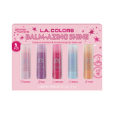 Set L.A. Colors Bálsamos Labiales Balm-azing Time 5pcs 2025