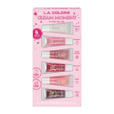 Set L.A. Colors Brillos de Labios Gleam Moment 6pcs 2025
