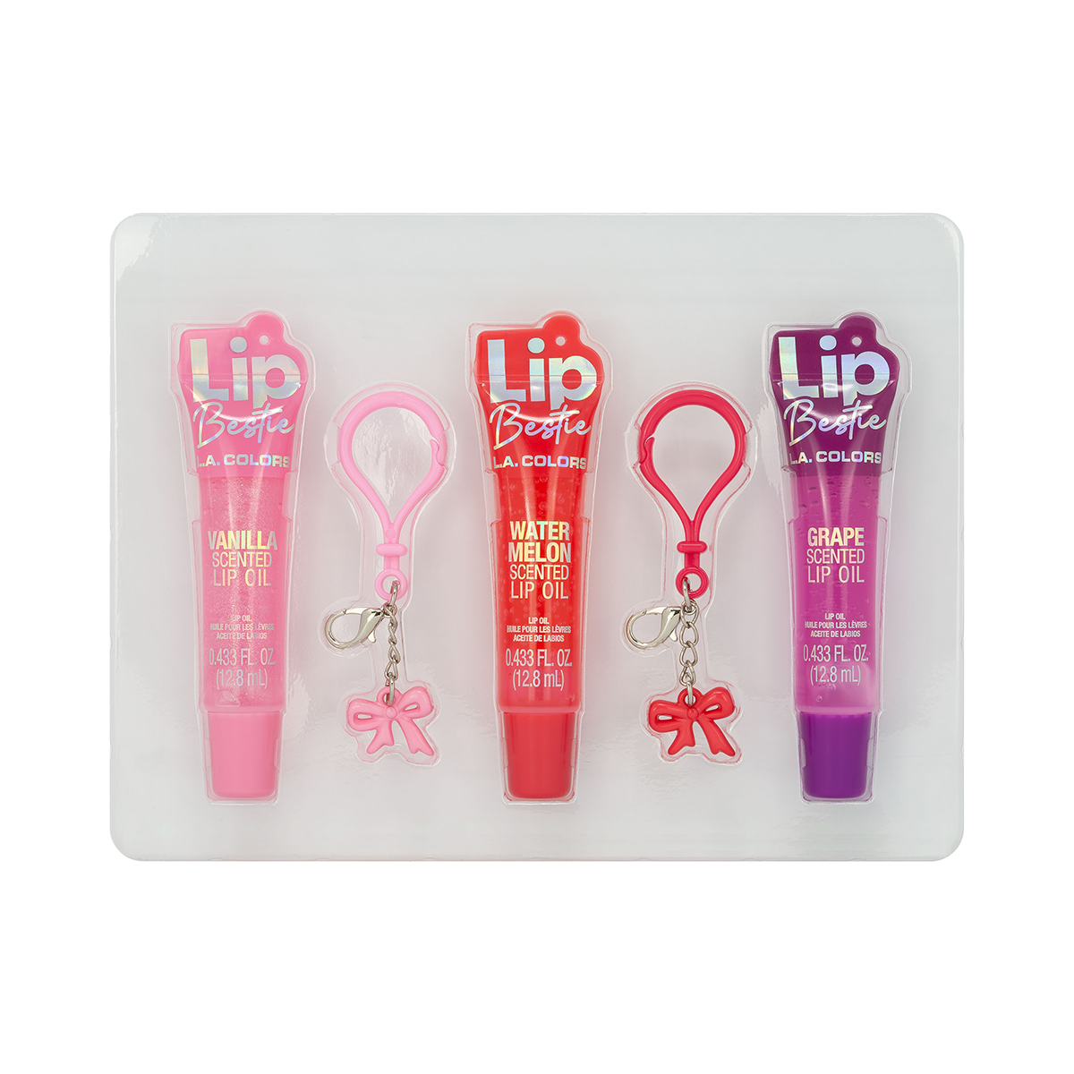 Set L.A. Colors Brillos de Labios Shiny Lip Bestie 5pcs 2025