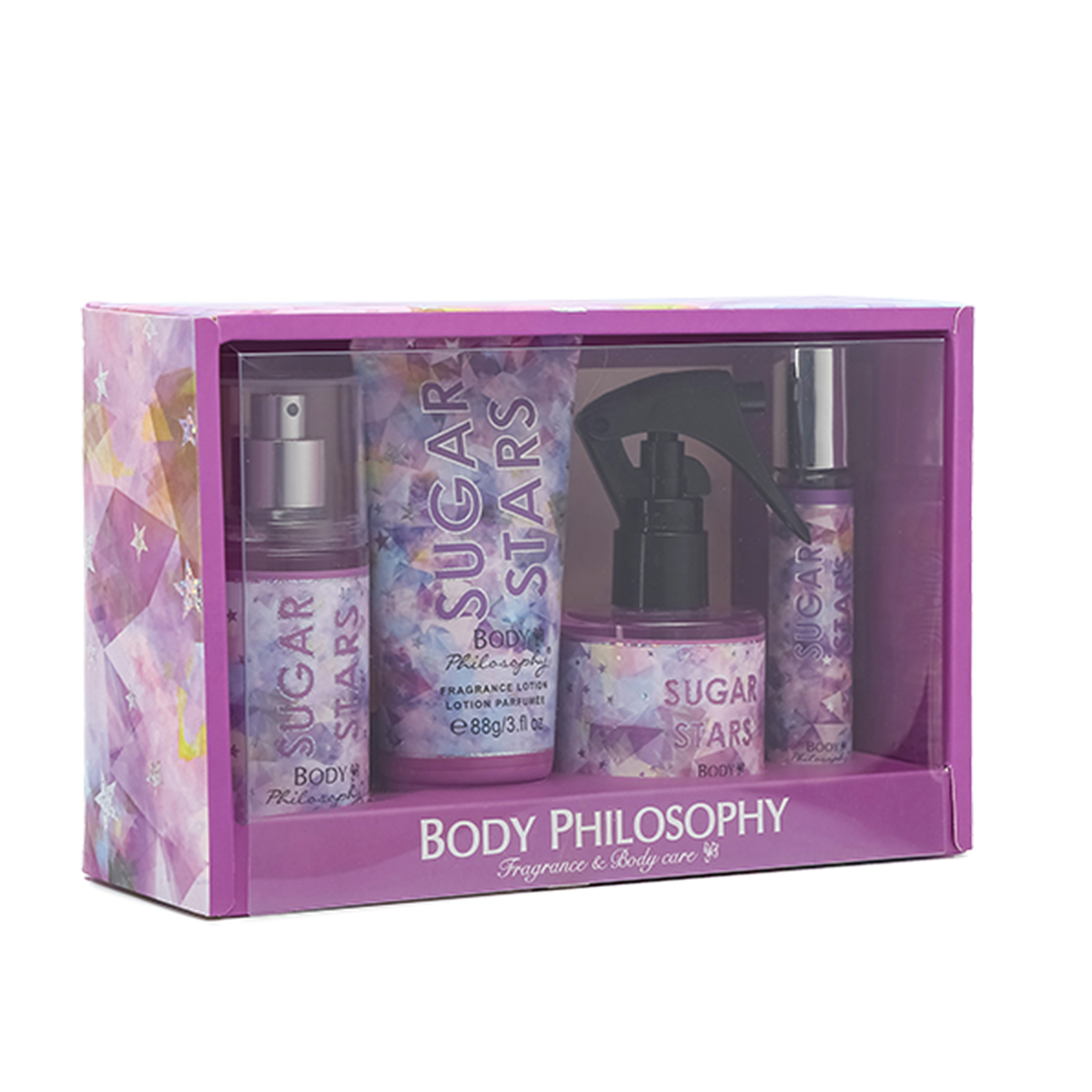 Set De Navidad Body Philosophy Sugar Stars 4pcs 2025