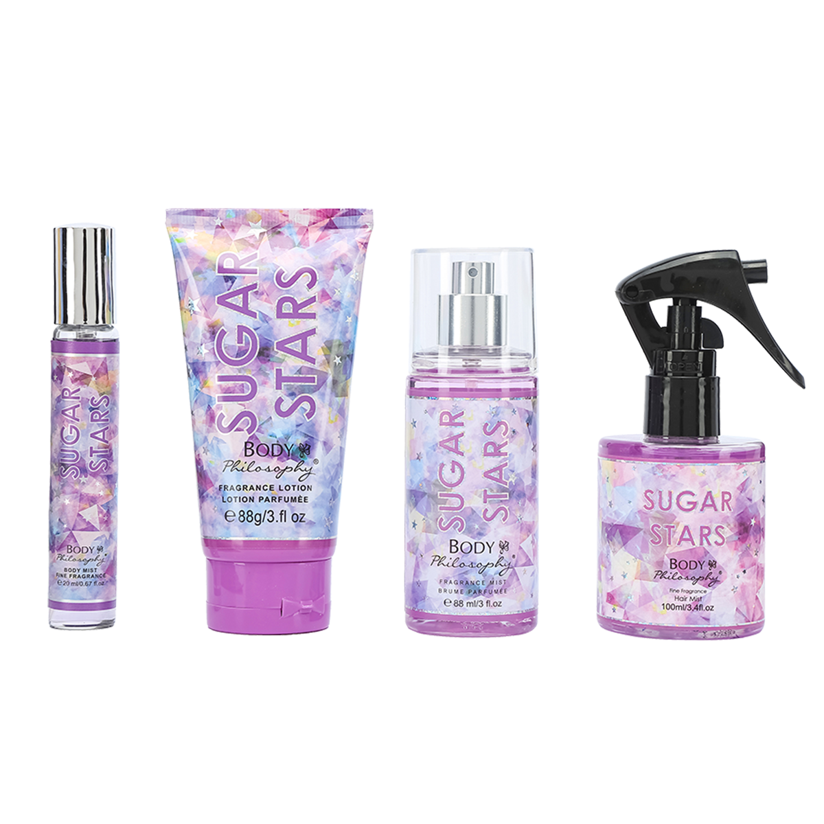 Set De Navidad Body Philosophy Sugar Stars 4pcs 2025