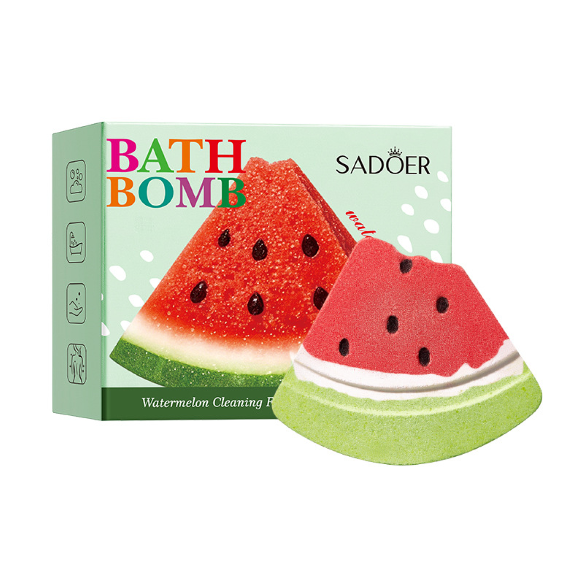Bomba De Baño Beauty Plus Watermelon 155gr
