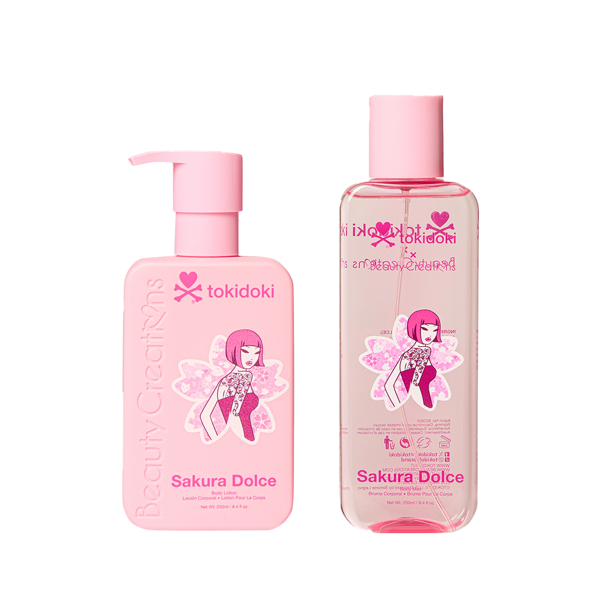 Set Corporal Beauty Creations X Tokidoki Sakura Dolce