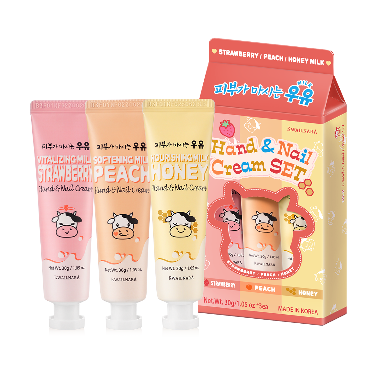 Set De Navidad Kwailnara Cremas de Manos 3pcs Sweet