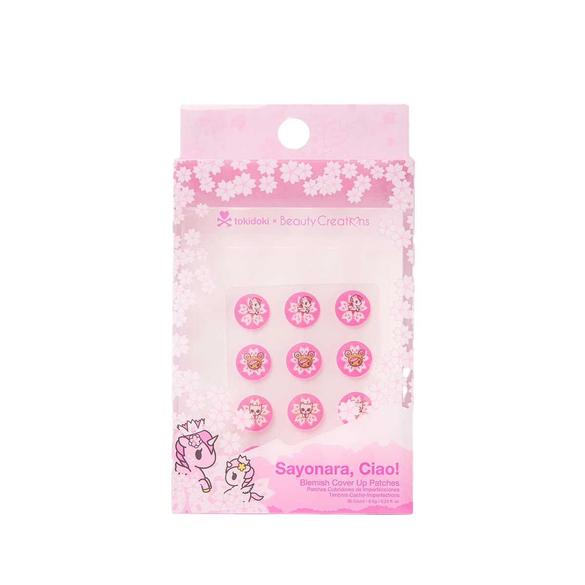 Parches Faciales Beauty Creations X Tokidoki Sayonara