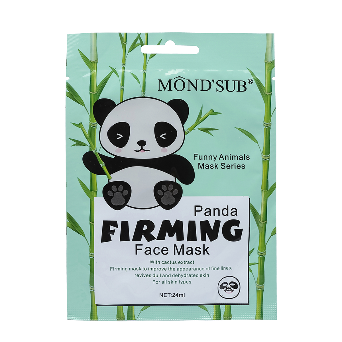Mascarilla De Papel Mondsub Panda Reafirmante 24ml