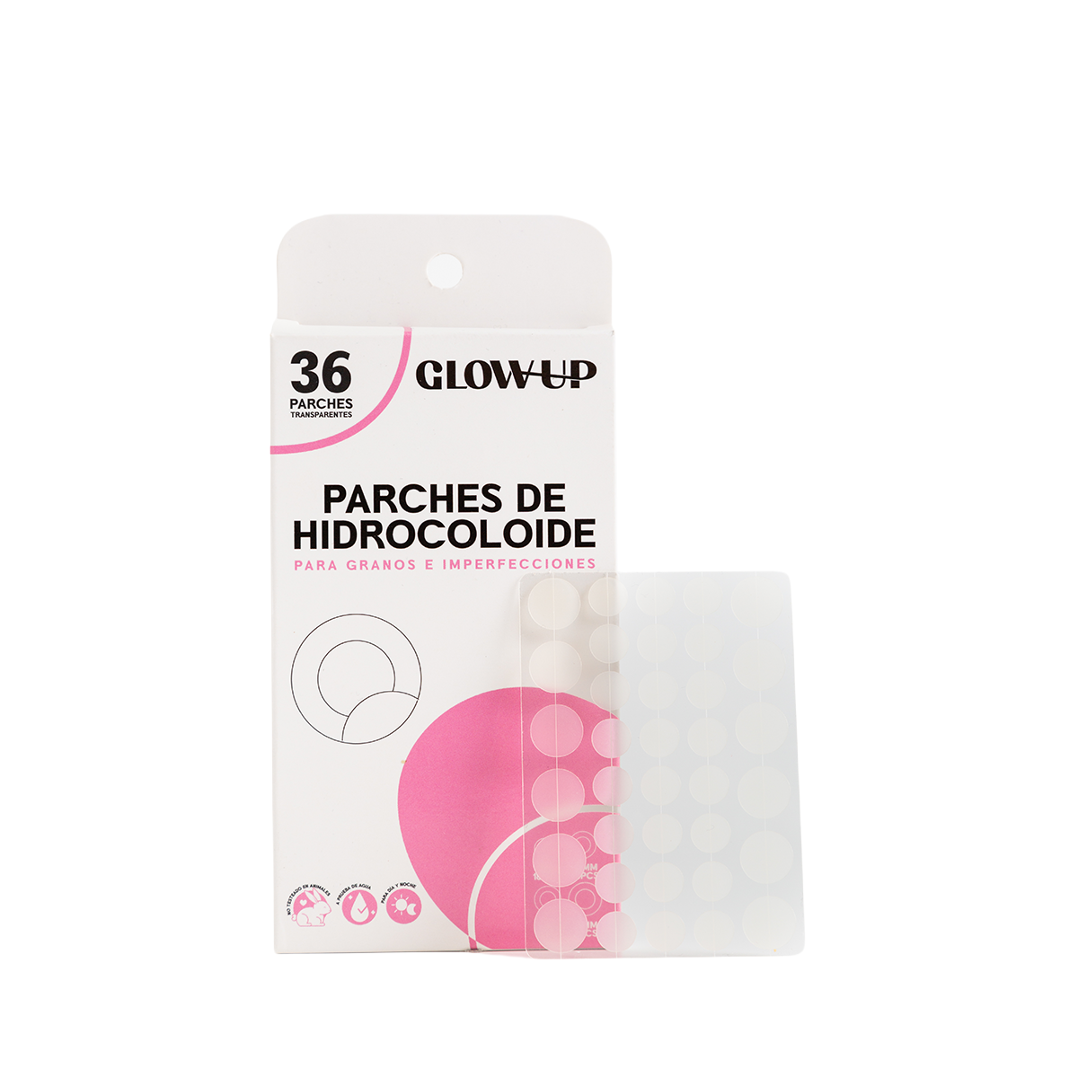 Parches Para Acné Glow Up Circulos Transparentes 36Pcs