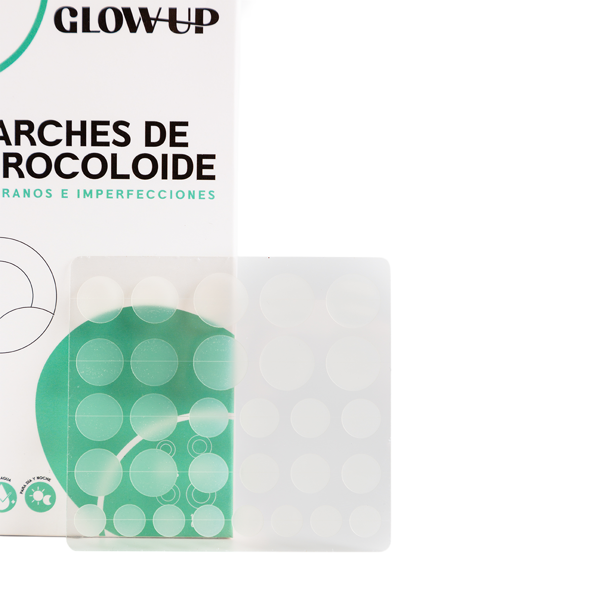 Parches Para Acné Glow Up Circulos Transparentes 60Pcs