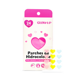 Parches Para Acné Glow Up Corazón 24 Pcs