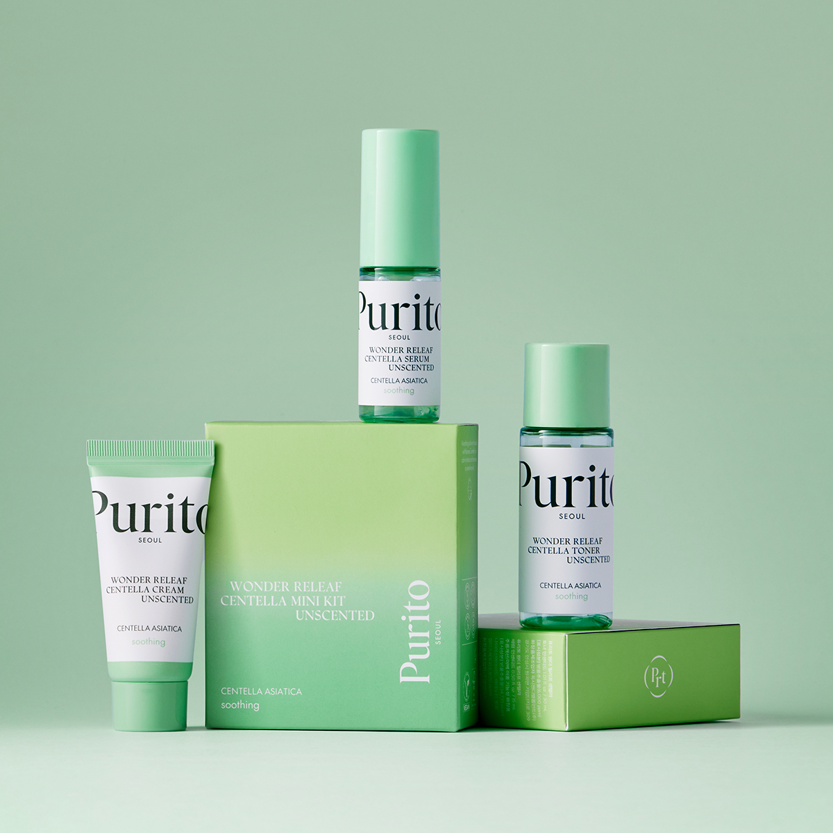 Set Skincare Purito Wonder Releaf Centella Unscented