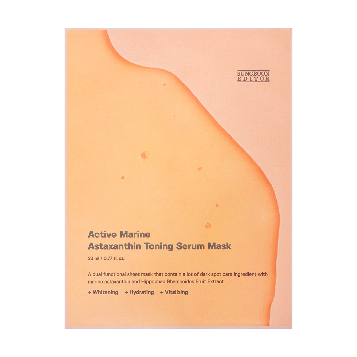 Mascarilla Sungboon Editor Active Marine Astaxanthin 23gr