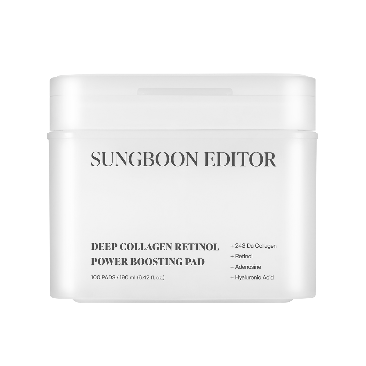 Pad Tonificante Sungboon Editor Deep Collagen Retinol 190ml