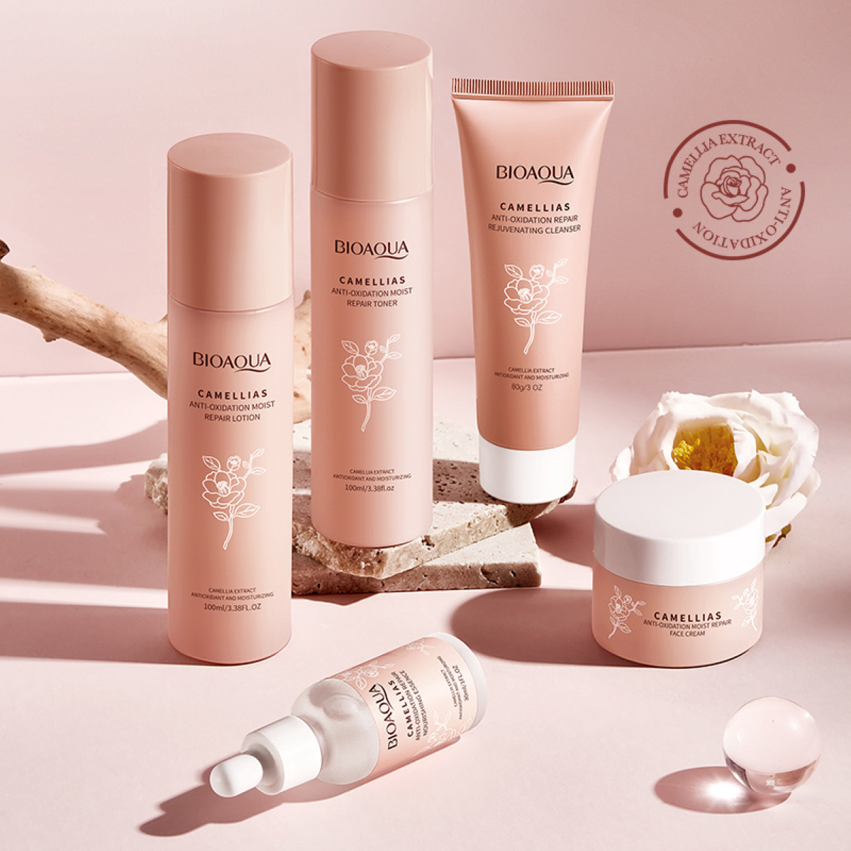 Set Skincare Bioaqua Camelia 5Pcs