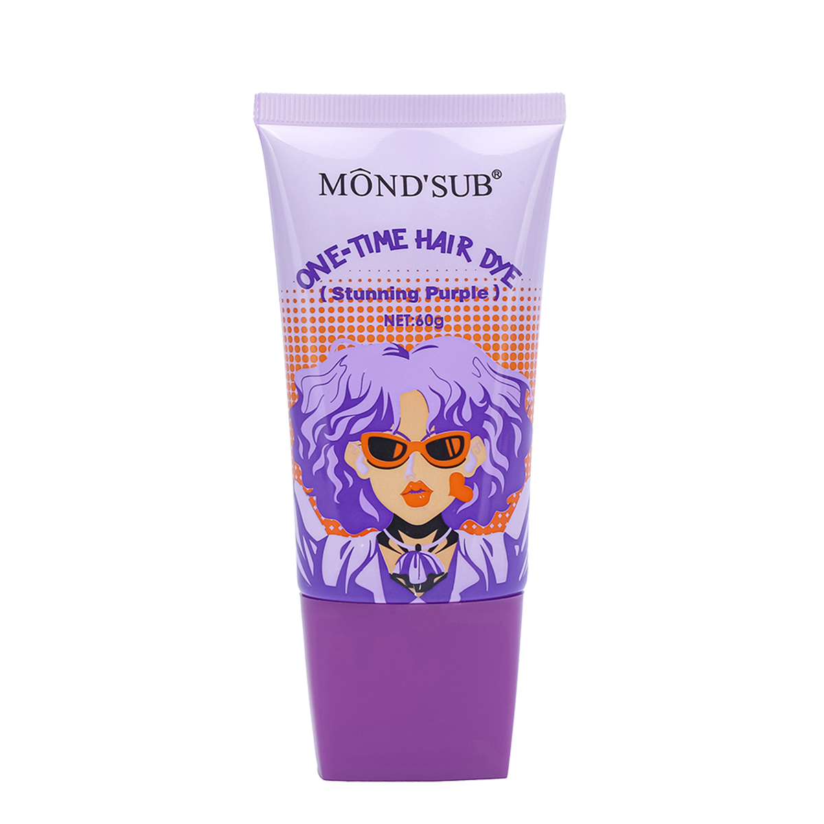 Tintura Capilar Temporal Mondsub Morado 60ml