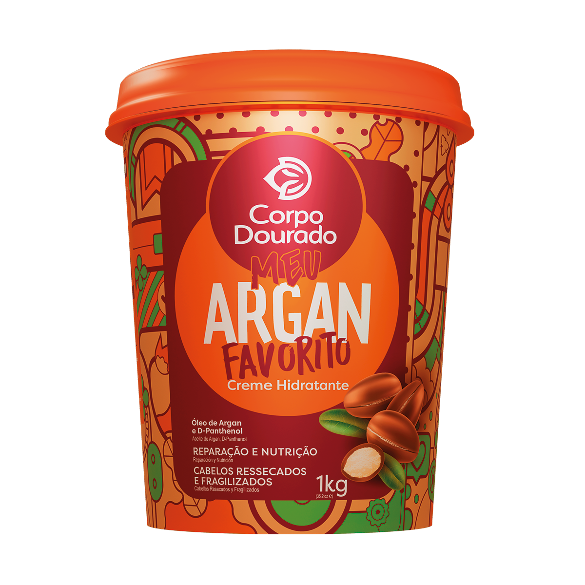 Mascarilla Capilar Corpo Dourado Meu Argan Favorito 1kg