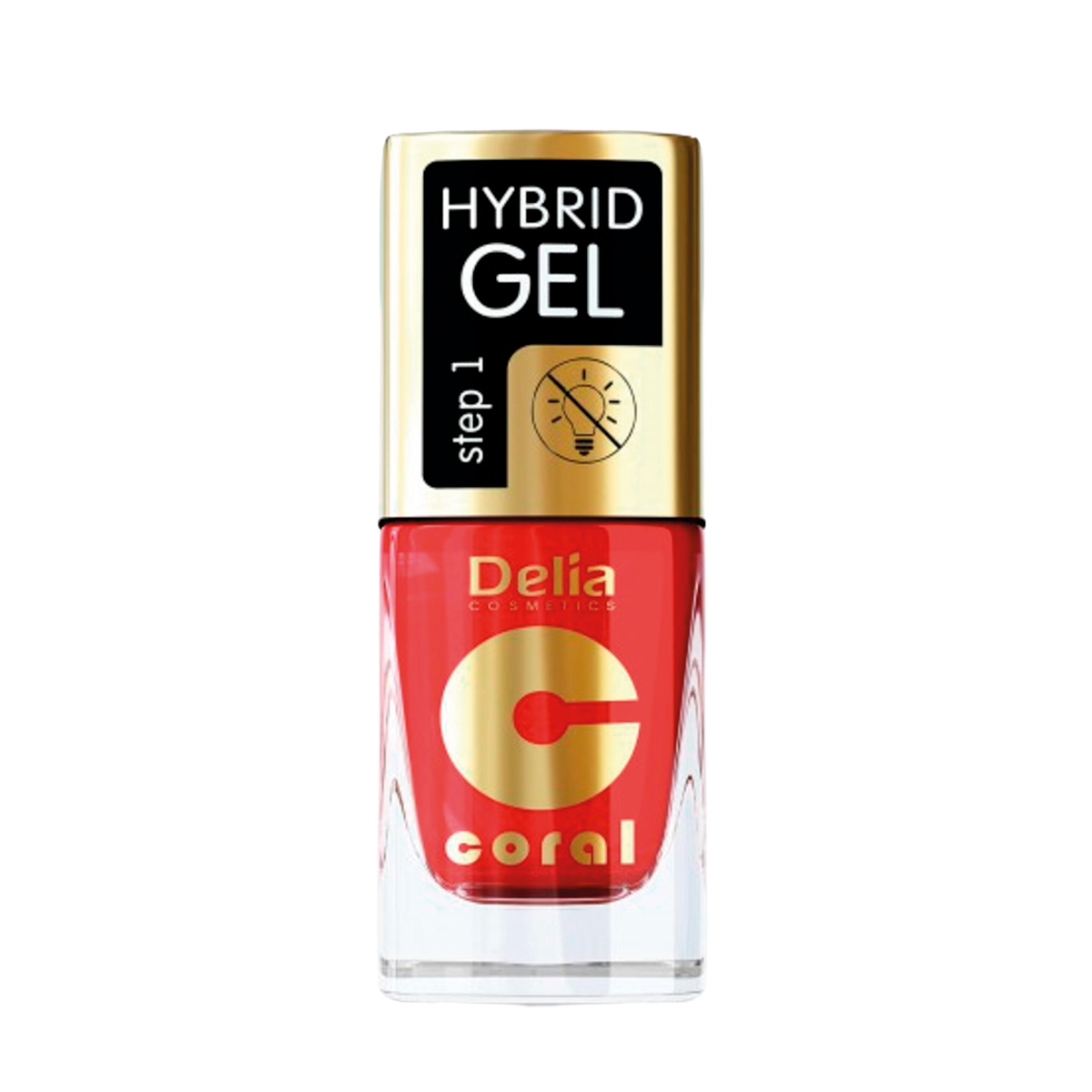 Esmalte De Uñas Delia Coral Hybrid Gel 01 11ml