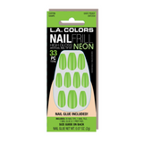 Uñas Postizas L.A. Colors Nail Frill Neon Easy Peasy