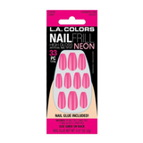 Uñas Postizas L.A. Colors Nail Frill Neon Cosmopolitan