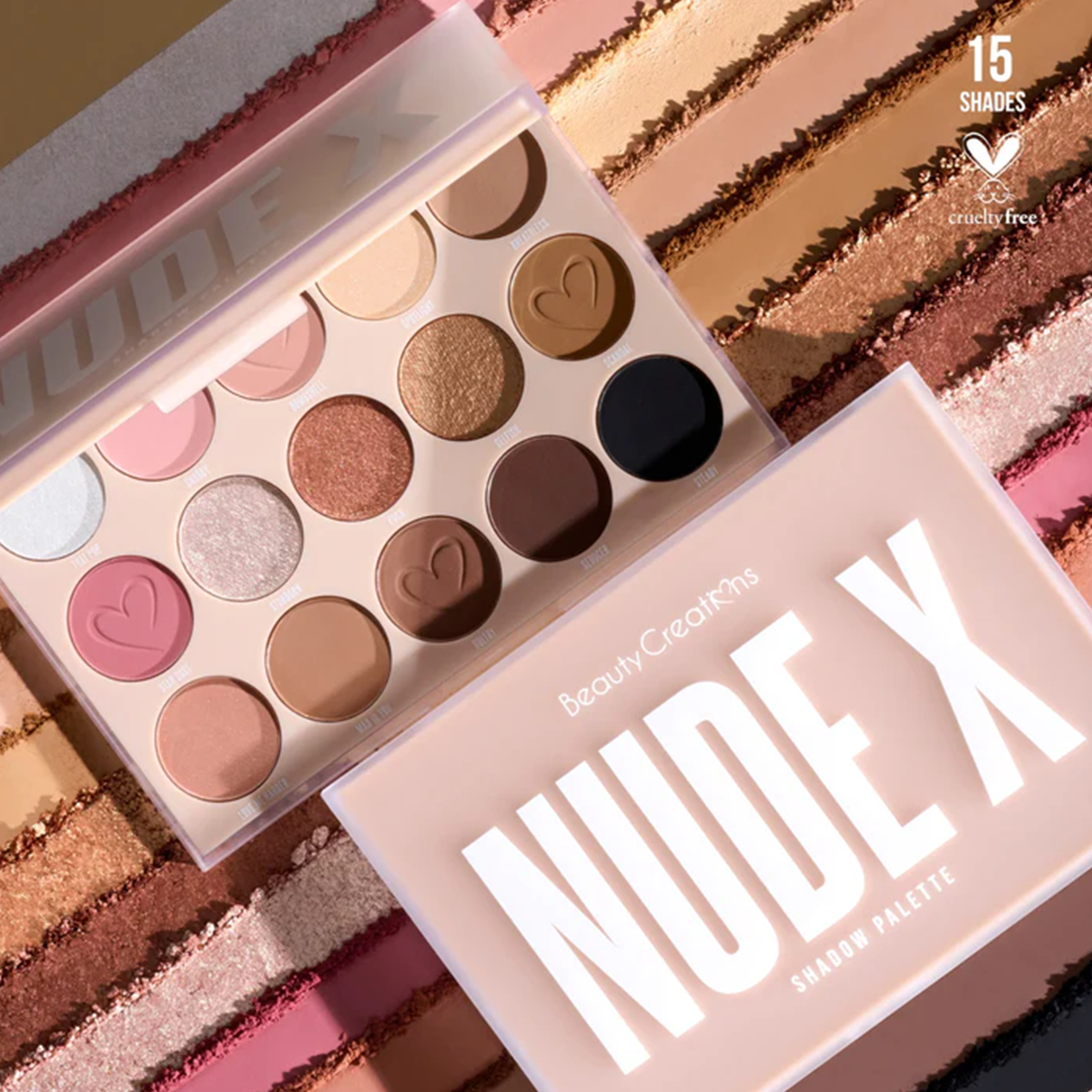Paleta De Sombras Beauty Creations Nude X