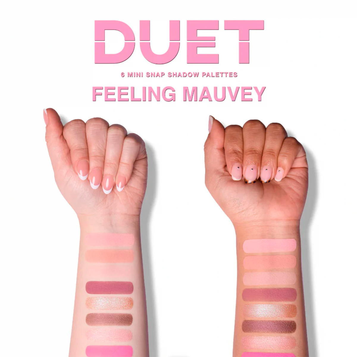 Paleta De Sombras Beauty Creations Duet Feeling Mauvey