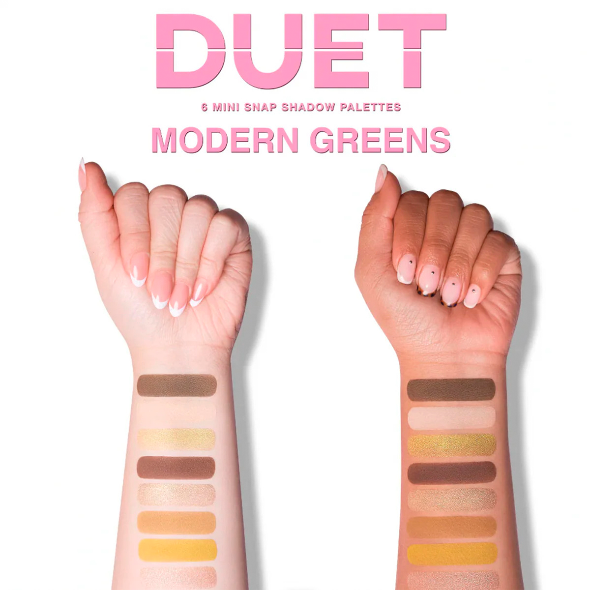 Paleta De Sombras Beauty Creations Duet Modern Greens