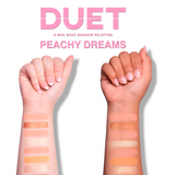 Paleta De Sombras Beauty Creations Duet Peachy Dreams