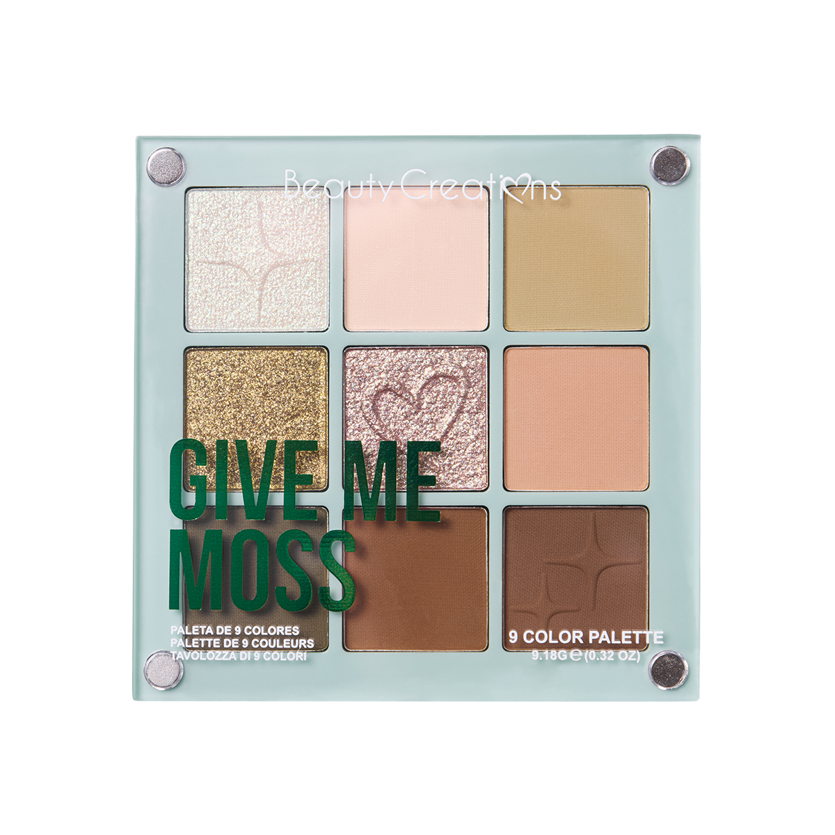 Paleta De Sombras Beauty Creations Magnetic Give Me Moss