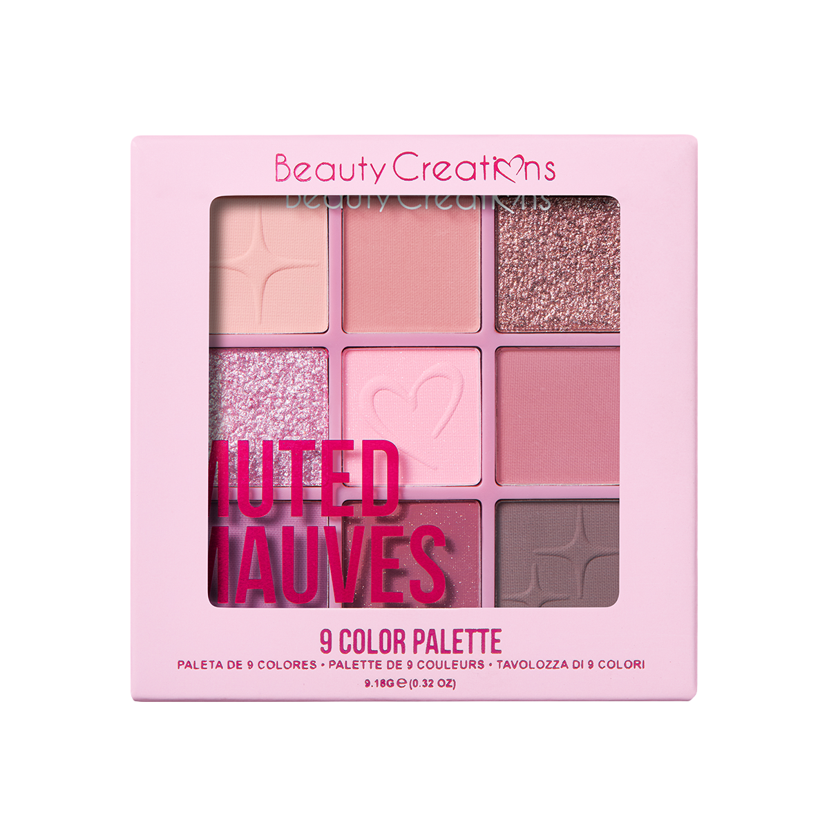 Paleta De Sombras Beauty Creations Magnetic Muted Mauves