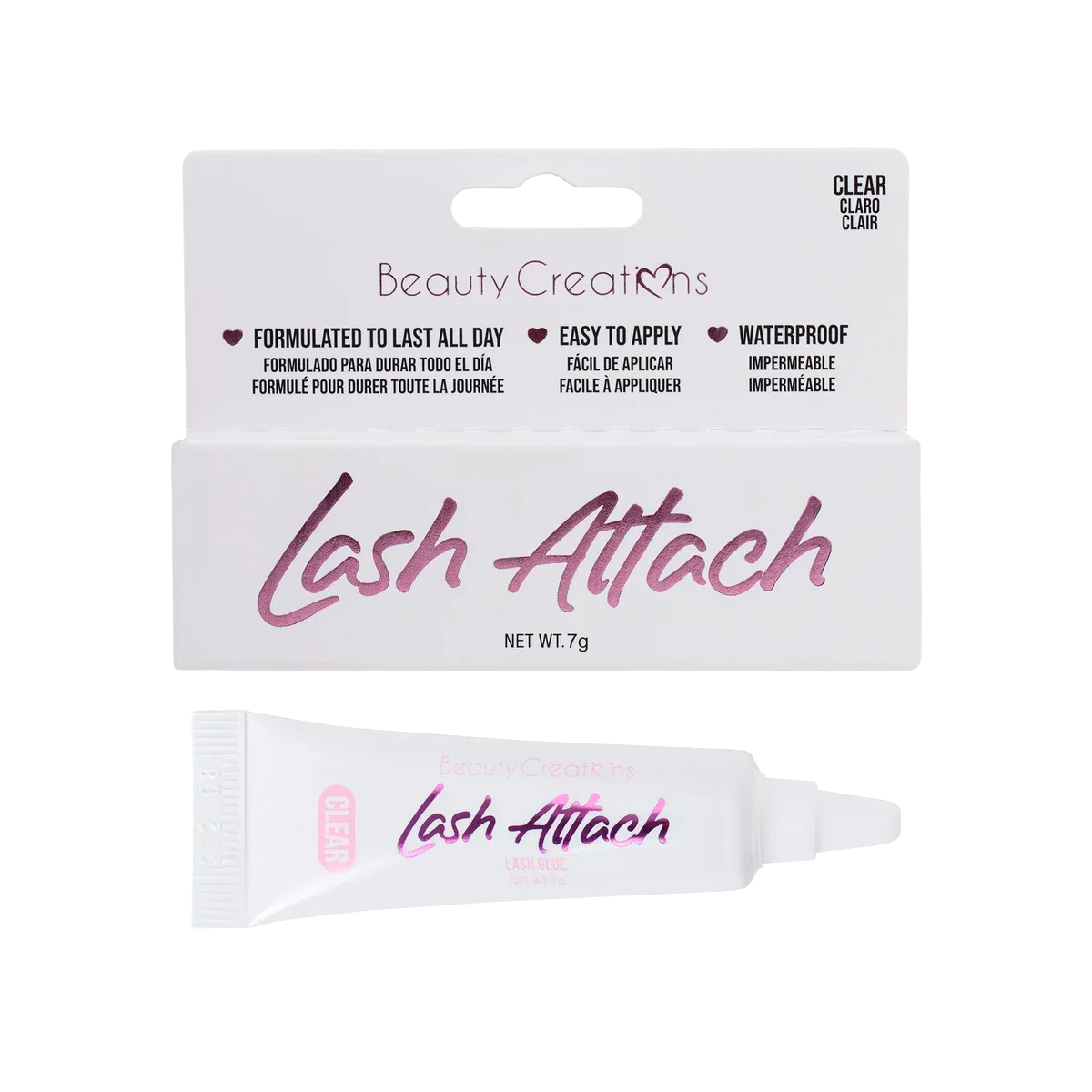 Pegamento De Pestañas Postizas Beauty Creations Clear