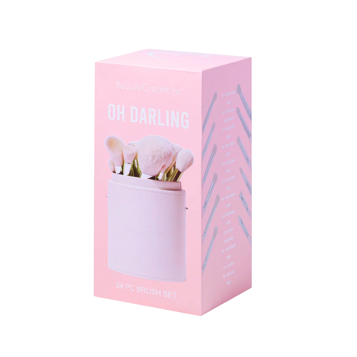 Set De Brochas Beauty Creations Oh Darling 24Pcs