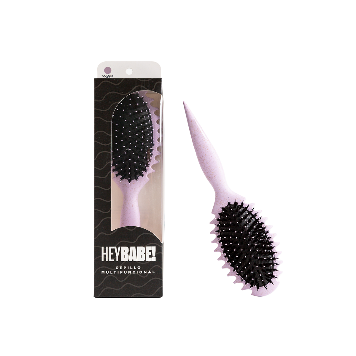 Cepillo De Pelo Hey Babe Multi Purple