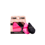 Borlas De Maquillaje Hey Babe Black + Rose Red 2Pcs