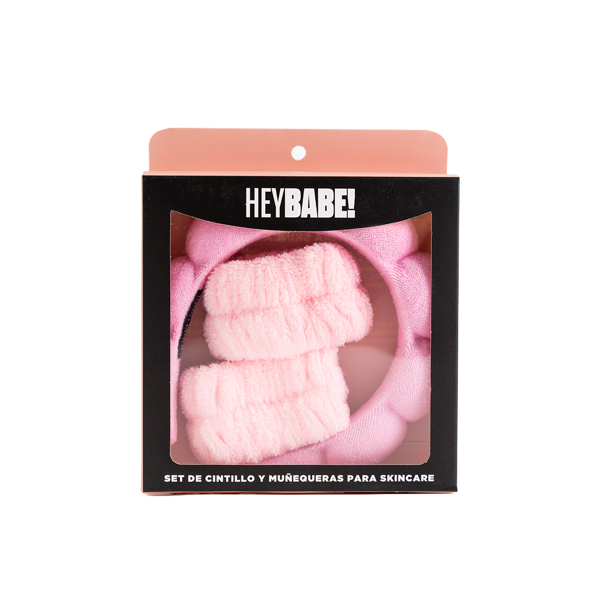 Set de Cintillos y Muñequeras Hey Babe Pink