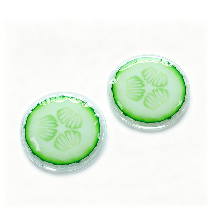 Parches de gel reutilizable para ojos