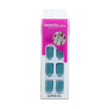 Uñas Postizas Beauty Plus Press On Super Gel Dark Turquoise