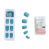Uñas Postizas Beauty Plus Press On Super Gel Dark Turquoise