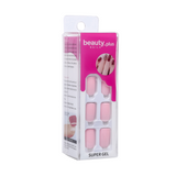 Uñas Postizas Beauty Plus PressOn Super Gel Matte Light Pink