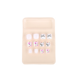 Uñas Postizas Press On Para Niñas Strawberry Kitty