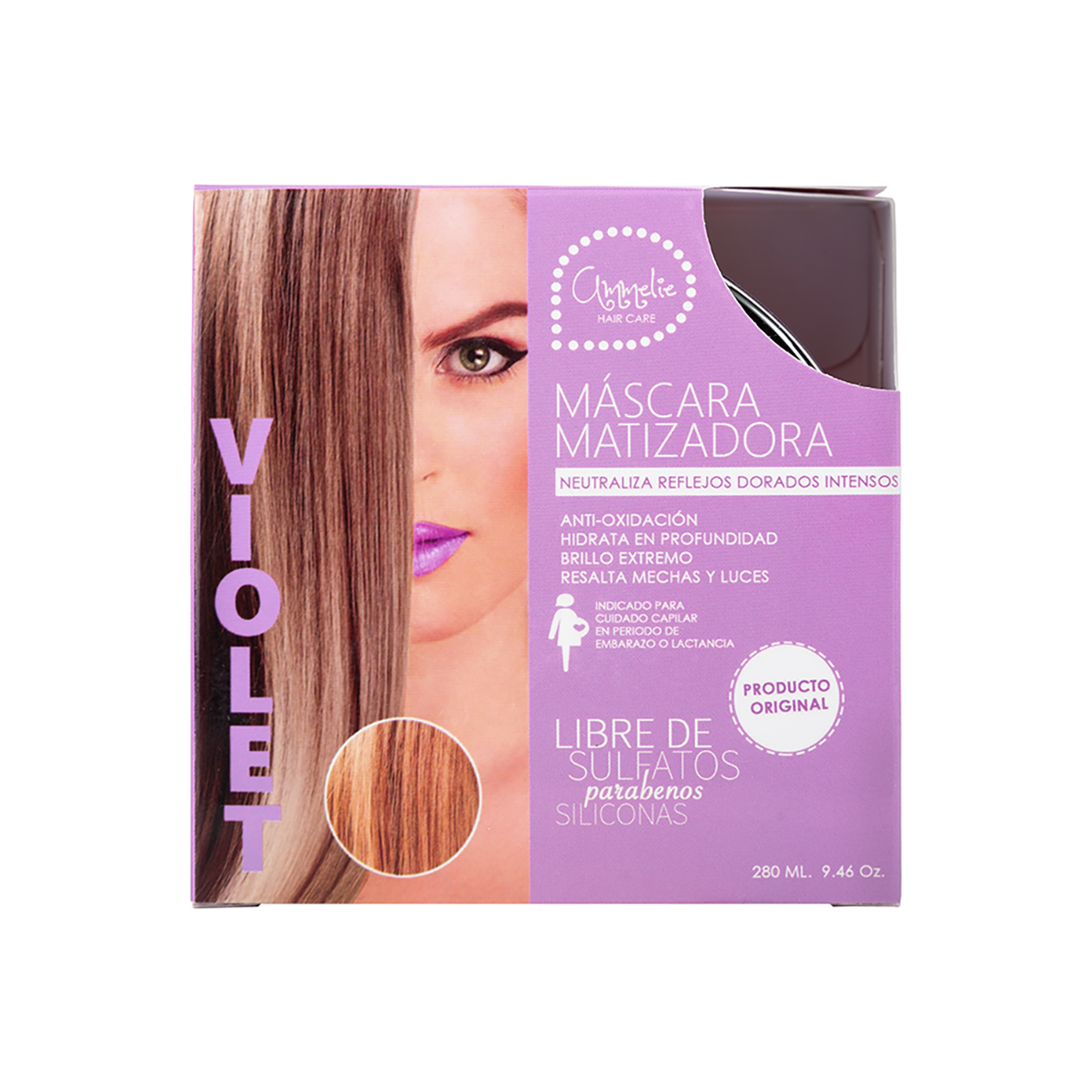 Matizador Capilar Ammelie Hair Care Violet 280ml