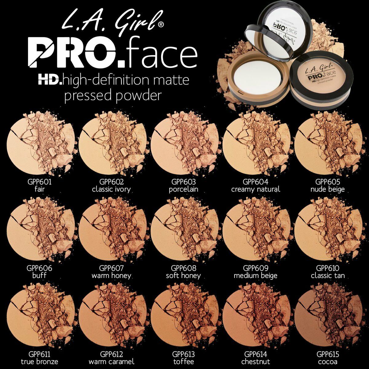 Polvo Compacto L.A. Girl Pro.Face