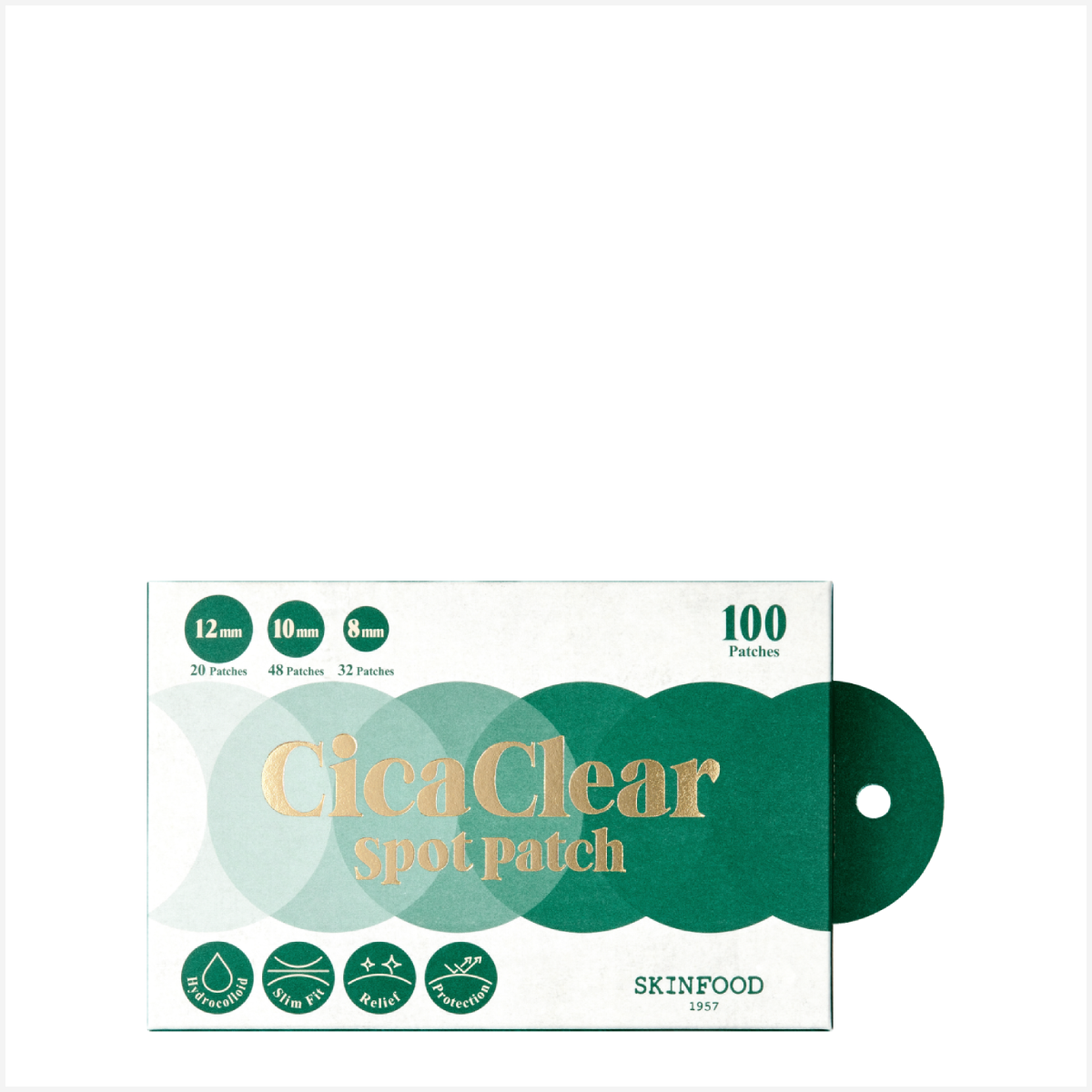 Parches Faciales Skinfood Cica Clear 100 Unidades