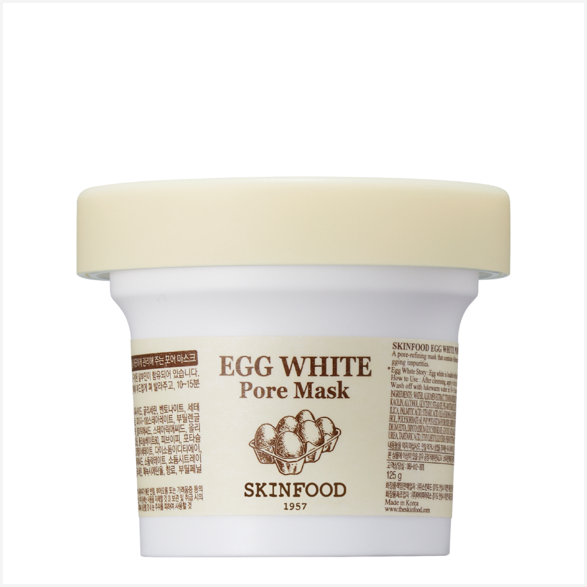 Mascarilla Facial Skinfood Egg White Pore V2 125gr