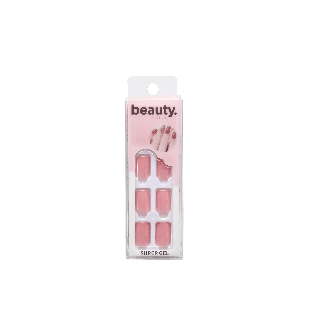 Uñas Postizas Beauty Plus Press On Super Gel Light Pink - Uñas Postizas