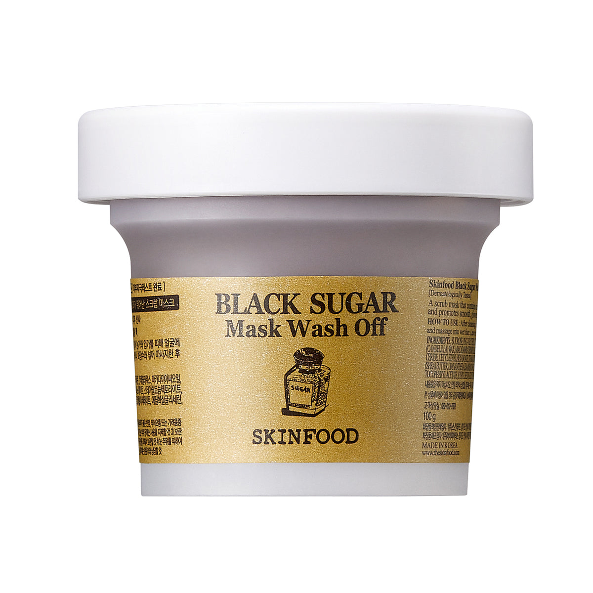 Mascarilla Facial Wash Off Skinfood Black Sugar 100gr